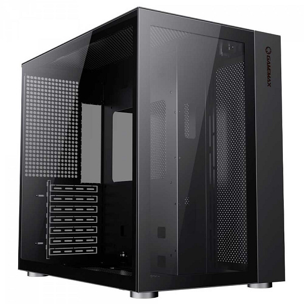 Gabinete Gamer Gamemax Lucent Black, Mid Tower, ATX, Vidro Temperado, Preto, Sem Fans