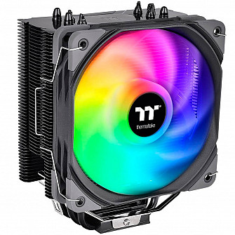 Cooler para Processador Thermaltake UX200 SE, Black, ARGB, 120mm, CL-P105-AL12SW-A