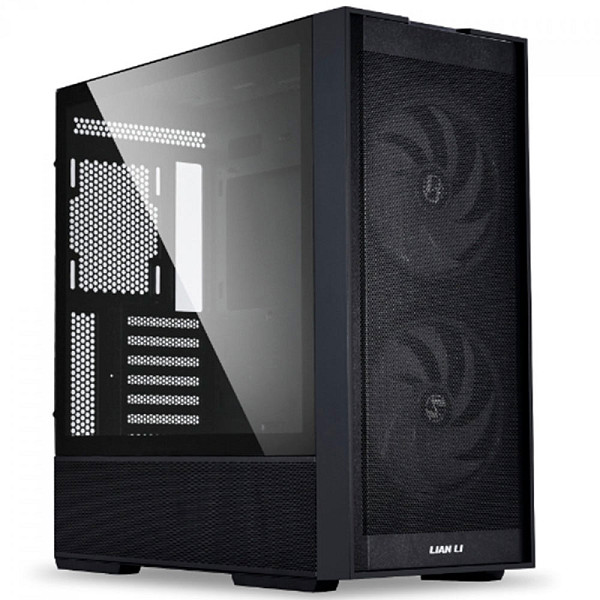 Gabinete Gamer Lian Li Lancool 206 RX, Mid Tower, ATX, RGB, Vidro Temperado, Black, Com 2 Fans, LANCOOL 206RX