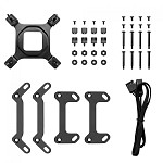 Water Cooler DeepCool Mystique 240, 240mm, ARGB, Intel/AMD, Tela LCD, Black, R-LX550-BKDSNC-G-1