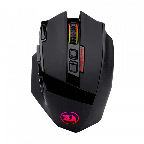 Mouse Gamer Redragon Sniper Pro, RGB, 16000DPI, 9 Botões, Sem Fio, Programáveis Macro - M801P-RGB