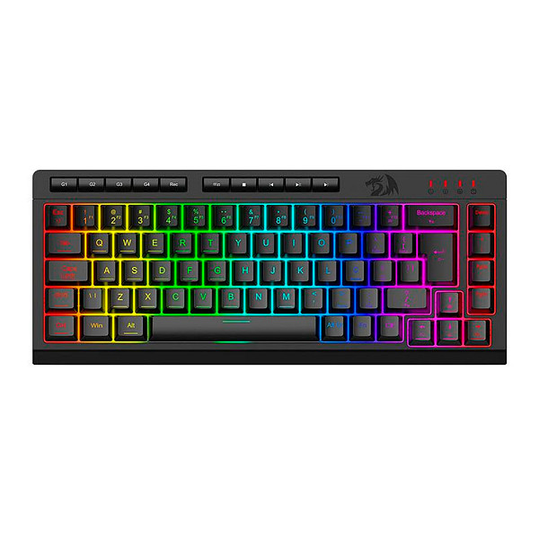 Teclado Membrana Redragon Crescent 68, RGB, 60%, USB, Preto, K519-RGB