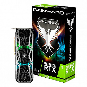 Placa de Vídeo Gainward, GeForce RTX 3070 Phoenix, 8GB, GDDR6, 256Bit, NE63070019P2-1041X - LHR