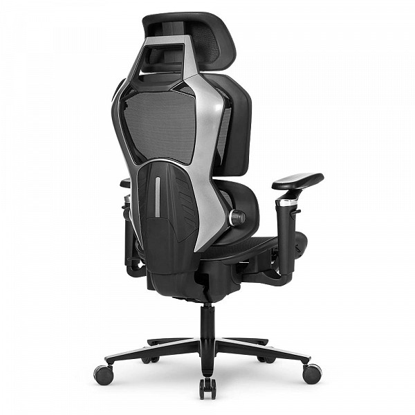 Cadeira Gamer DT3 Sports Chrono, Até 130Kg, Reclinável, Braço 5D, Cilindro Classe 4, Cinza - 13991-3