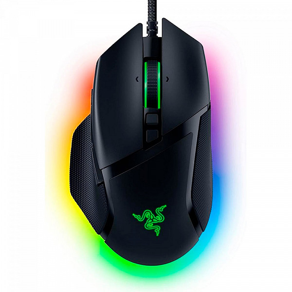 Mouse Gamer Razer Basilisk V3, Chroma, 11 Botões Programáveis, 26000 DPI, Black, RZ0104000100R3M