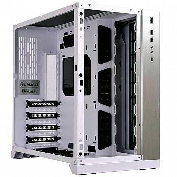Gabinete Gamer Lian Li PC-011 Dynamic, Mini ITX / Micro ATX / ATX, Lateral e Frontal em Vidro, Branco - PC-O11 DYNAMIC WHITE