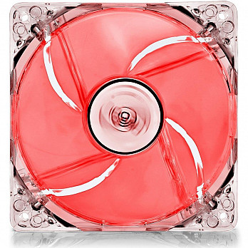 Cooler FAN DeepCool 12x12cm Super Silent Big Airflow Red LED XFAN120L/R