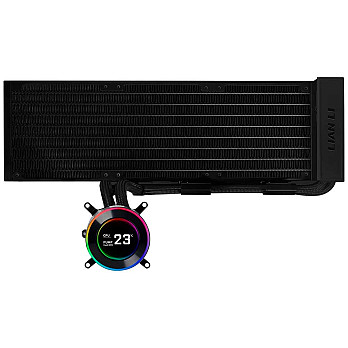 Water Cooler Lian Li Hydroshift II LCD-C, Preto 360N, RGB com Tela LCD IPS 2,1”  GHS2LCD36B