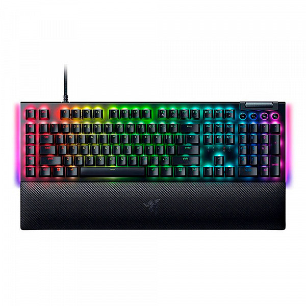 Teclado Mecanico Razer Blackwidow V4, RGB, Switch Amarelo, Preto, RZ03-04691900-R3U1