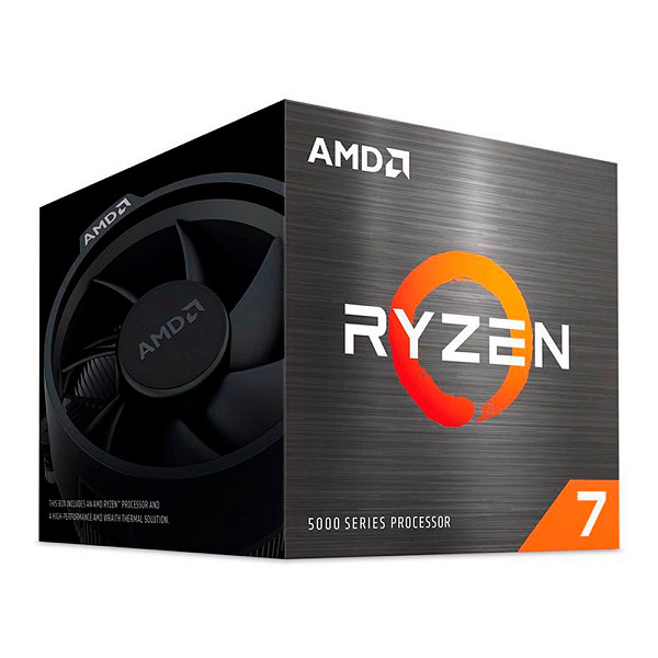 Processador AMD Ryzen 7 5700, 3.7 GHz (4.6GHz Max Turbo), Cache 4MB, 8 Núcleos, 16 Threads, AM4 - 100-100000743BOX