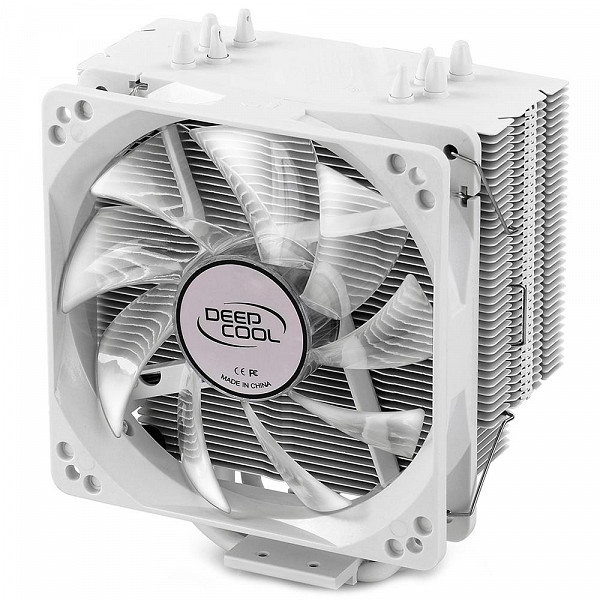 Cooler para Processador DeepCool Intel/AMD GAMMAXX 400 Silente 120mm PWM Fan With White Led Light - DP-MCH4-GMX400WH