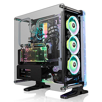 Gabinete Gamer Thermaltake DistroCase™ 350P, Mid-Tower, Vidro Temperado, Sem Fonte, CA-1Q8-00M1WN-00