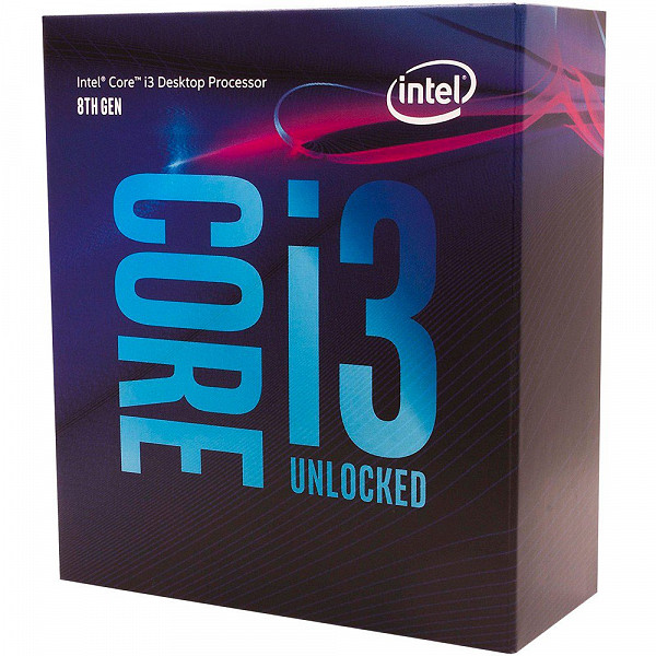 Processador Intel i3-8350k Coffee Lake 8a Geração, Cache 8MB, 4.0GHz, LGA 1151 Intel UHD Graphics 630 - BX80684I38350K