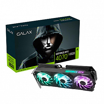 Placa de Vídeo 4070 Ti SUPER EX Gamer 1-Click OC GALAX GeForce, 16 GB GDDR6X, DLSS 3, Ray Tracing - 47UZM6MD9BUP