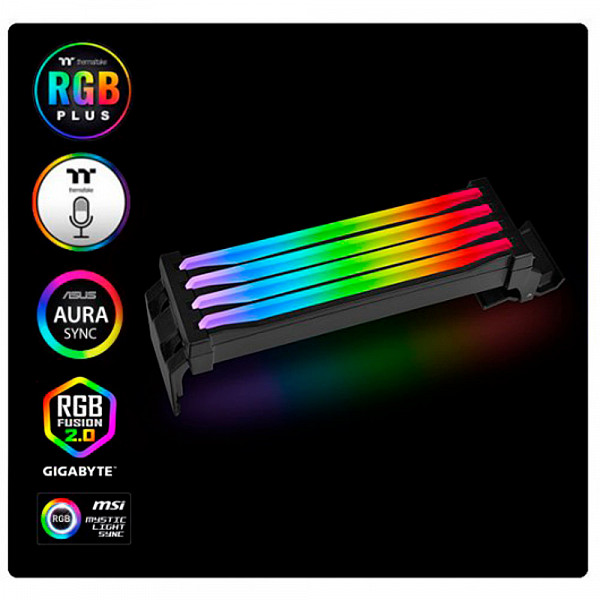 Thermaktake Pacific R1 Plus DDR4 Memory Lighting Kit CL-O020-PL00SW-A*