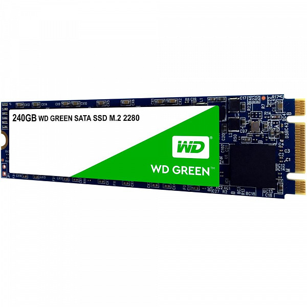 SSD WD Green, 240GB, M.2, Leitura 545MB/s - WDS240G2G0B