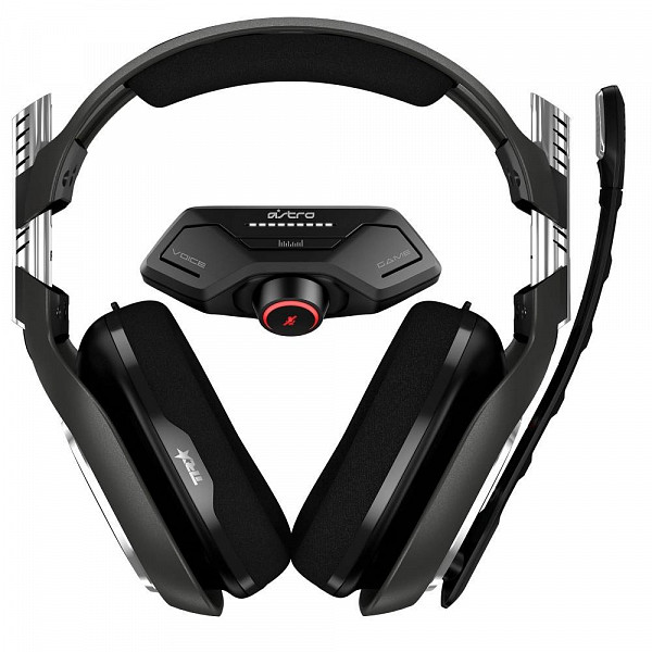 Headset ASTRO Gaming A40 TR + MixAmp M80 Gen 4 para Xbox One - PC - Mac  - Preto/Vermelho - 939-001808