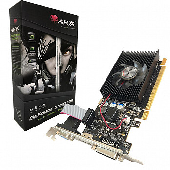 Placa de Vídeo Afox NVIDIA GeForce GT220, 1024 MB DDR3, 128 Bits, Low Profile, HDMI, DVI, VGA - AF220-1024D3L2