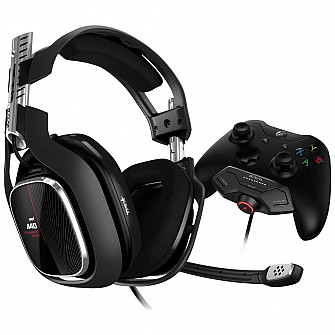 Headset ASTRO Gaming A40 TR + MixAmp M80 Gen 4 para Xbox One - PC - Mac - Preto/Vermelho - 939-001808