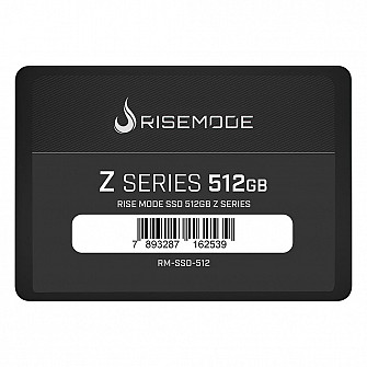 SSD Rise Mode Gamer Z Series 512GB, Sata, Leitura: 535MB/s e Gravação: 435MB/s - RM-SSD-512