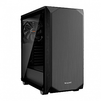 Gabinete Gamer Be quiet! Pure Base 500, Mid tower, ATX, Lateral em vidro temperado,Com 2 Ventoinhas, Preto - BGW34