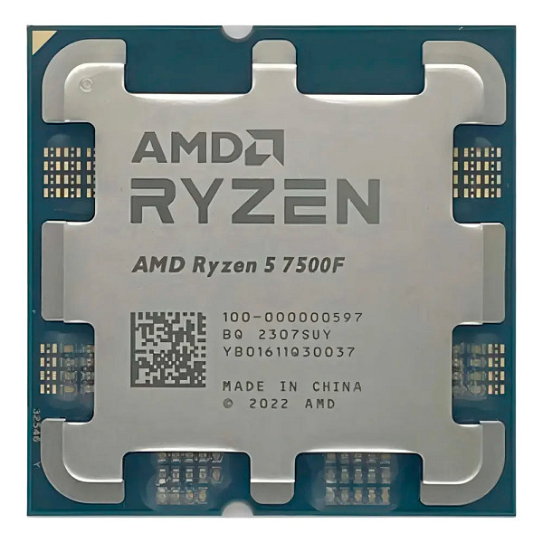 Processador Gamer Amd Ryzen 5 7500F Am5 3.7ghz Six Core 6 Núcleos - 100-000000597 Tray