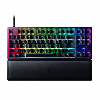 Teclado Óptico Mecânico Gamer Razer Huntsman V2 Tenkeyless, Chroma RGB, Switch Razer Purple, US - RZ03-03940400-R3U1