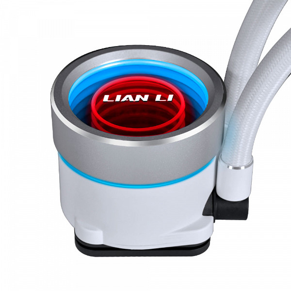 Water Cooler Lian Li GA II Trinity 240, RGB, 240mm, Intel-AMD, White, Compatível Com LGA 1700, GA2T24W