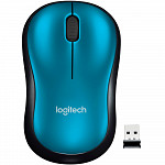 Mouse Logitech M185 Sem Fio Azul 1000 DPI