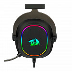 Headset Gamer Redragon Zeus X, USB, 7.1 Surround, RGB, Black