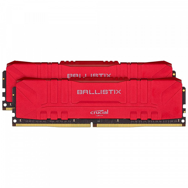 Memória Crucial Ballistix Sport LT, 16GB (2X8), 3200MHz, DDR4, CL16, Vermelha - BL2K8G32C16U4R