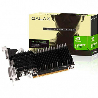 Placa de Vídeo  Galax Geforce Gt 710 2GB DDR3 64Bits 71GPF4HI00GX