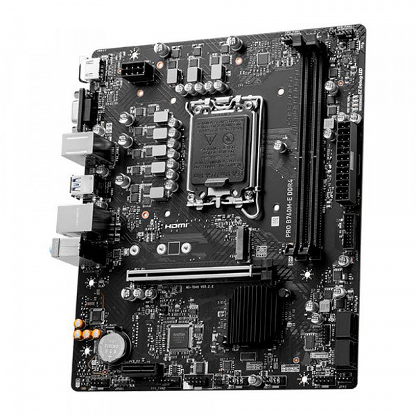 Placa Mãe MSI Pro B760M-E DDR4 Socket Lga 1700, M-ATX, Chipset Intel B760