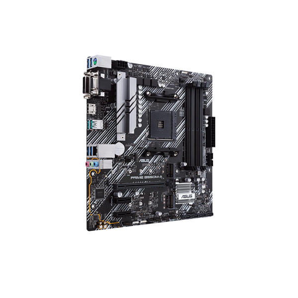 Placa MAE Asus Prime B550M-A - AMD AM4 - Matx - Vga/hdmi/dvi