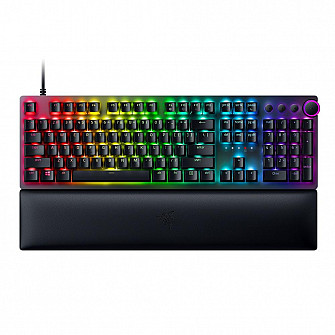 Teclado Óptico Mecânico Gamer Razer Huntsman V2, Chroma RGB, Switch Razer Purple, US - RZ03-03930400-R3U1