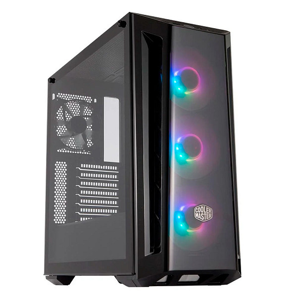 Gabinete Gamer Cooler Master MasterBox MB520, Mid Tower, ARGB, com FAN, Lateral em Vidro - MCB-B520-KGNN-RGA