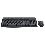 Kit Teclado e Mouse Office Redragon Membrana S/Fio USB 2.4GHz Full Size 4000DPI Preto - BS-7367-B