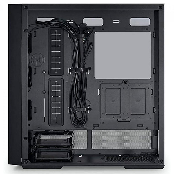 Gabinete Gamer Lian Li Lancool 206 RX, Mid Tower, ATX, RGB, Vidro Temperado, Black, Com 2 Fans, LANCOOL 206RX