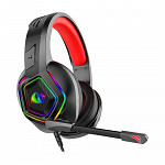 Headset Gamer Redragon Medea, RGB, Preto - H280