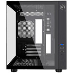 Gabinete Gamer Kalkan Midgard, Mid Tower, Vidro Temperado, mATX, Sem Fonte, Sem Fans, Preto, KLK00039