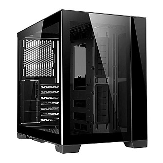 Gabinete Lian Li Dynamic Mini, Mini Tower, Vidro Temperado, Black, ATX, Sem Fonte, Sem Fans, O11D MINI-W