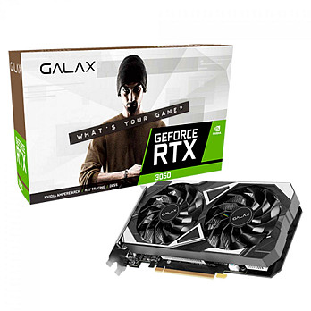 Placa de Vídeo Galax NVIDIA GeForce 3050 EX 1-Click OC 6GB, GDDR6, DLSS, Ray Tracing, 35NRLDHP90VB