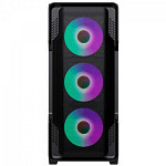 Gabinete Gamer Gamemax Siege Black, Mid Tower, EATX, Vidro Temperado, Preto, Sem Fonte, Sem Fan