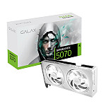 Placa de Video Galax GeForce RTX 5070 1-Click OC White, 12GB, GDDR7, 192-bit, DLSS4,  57NON7MDBSWH