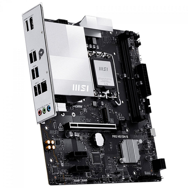 Placa Mãe MSI PRO H810M-B, Chipset H810, Intel LGA 1851, mATX, DDR5 Placa Mãe MSI PRO H810M-B, Chipset H810, Intel LGA 1851, mATX, DDR5