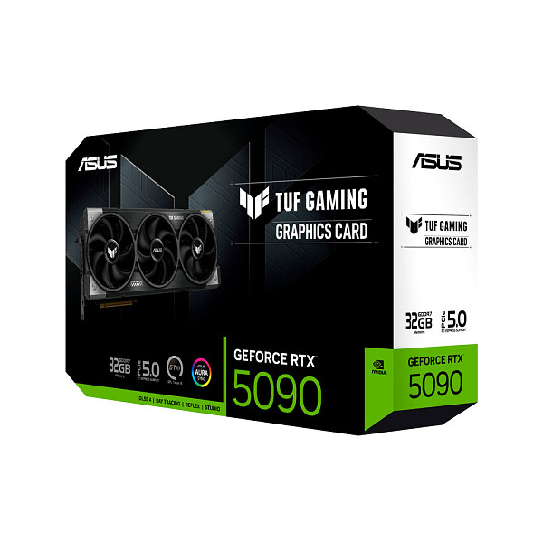 Placa de Vídeo ASUS RTX5090 TUF Gaming NVIDIA GeForce, 32GB, GDDR7, G-Sync, Ray Tracing, DLSS 4, HDR - 90YV0LY1-M0NA00