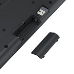 Kit Teclado e Mouse Office Redragon Membrana S/Fio USB 2.4GHz Full Size 4000DPI Preto - BS-7367-B
