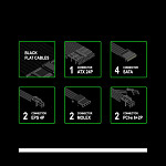 Fonte Gamemax GS600, 600W, 80 Plus White, PFC Ativo, Black