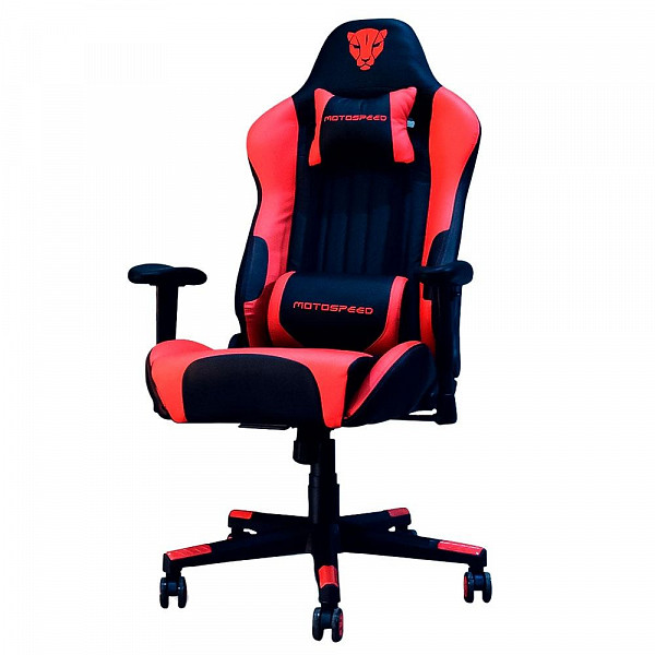 Cadeira Gamer Motospeed G2, Até 180Kg, Almofadas Ajustáveis, Preta/Vermelha - FMSCA0089VEM