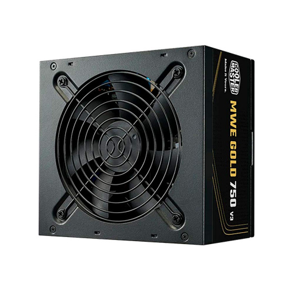 Fonte Cooler Master MWE Gold 750 V3, 750W, 80 Plus Gold, ATX 3.1, PFC Ativo, MPE-7506-ACAG-BBR